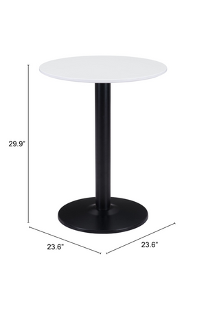 White Bistro Table | OROA Modern Alto | Oroa.com
