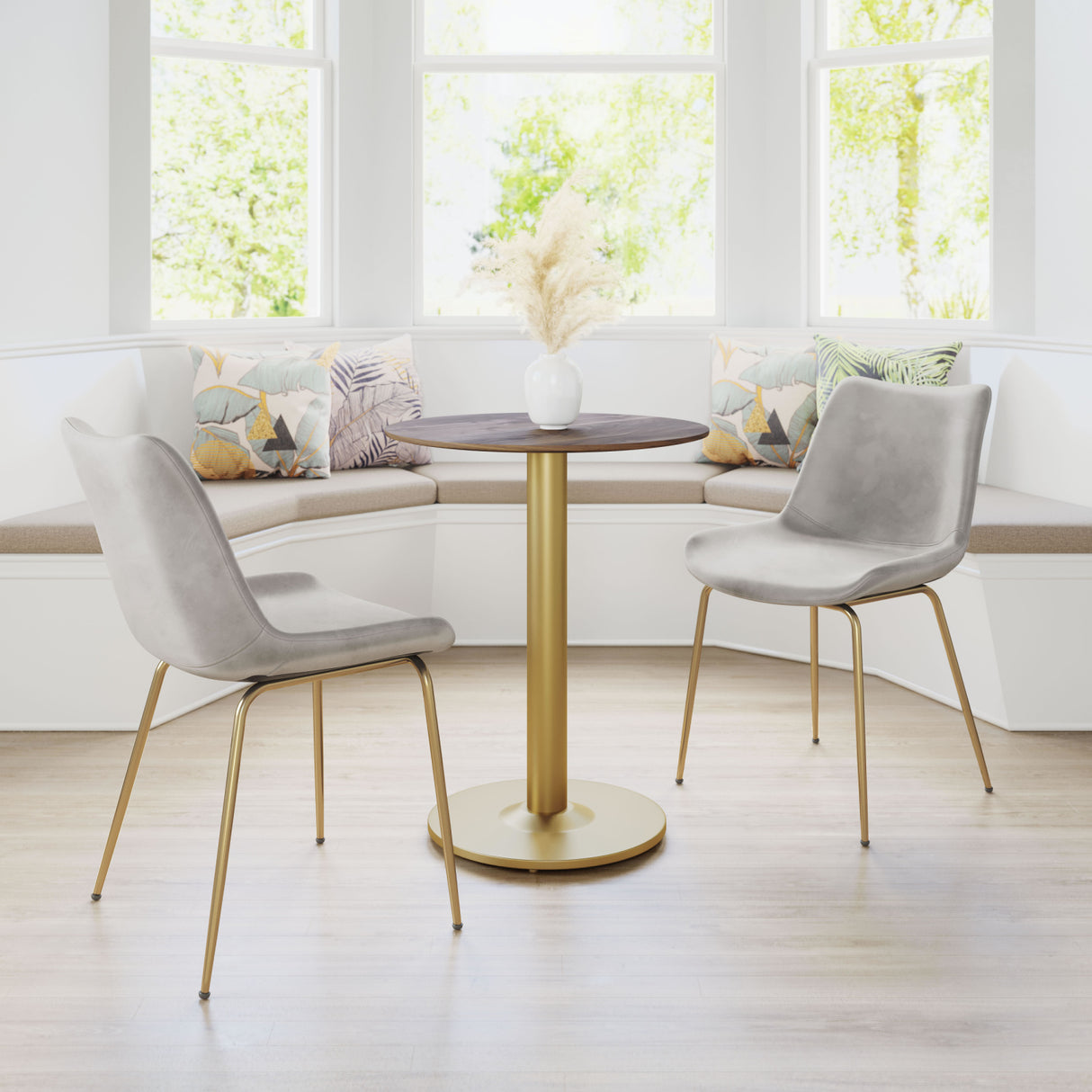   Brown Wooden Bistro Table | Oroa.com