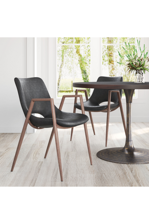 Leather Dining Chairs (2) | OROA Modern Desi | Oroa.com