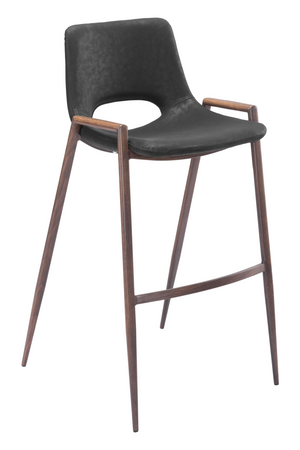 Leather Bar Stools (2) | OROA Modern Desi | Oroa.com