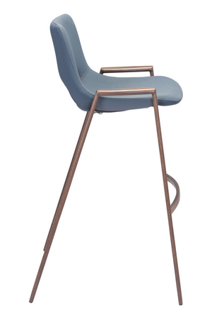 Leather Bar Stools (2) | OROA Modern Desi | Oroa.com