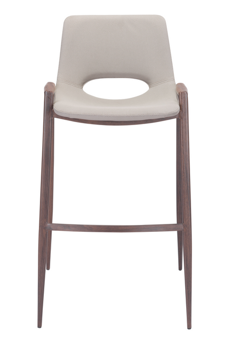 Leather Bar Stools (2) | OROA Modern Desi | Oroa.com