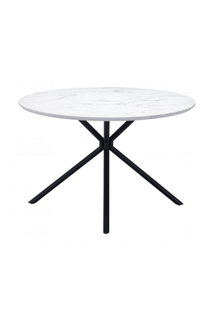 Round Marble Print Dining Table | OROA Modern Amiens | Oroa.com