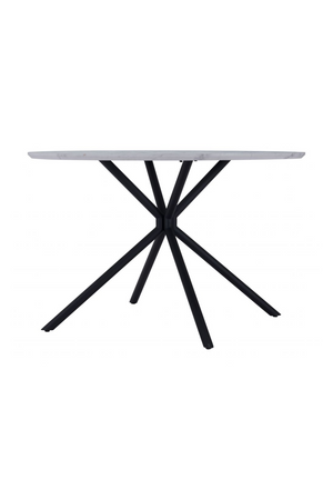 Round Marble Print Dining Table | OROA Modern Amiens | Oroa.com