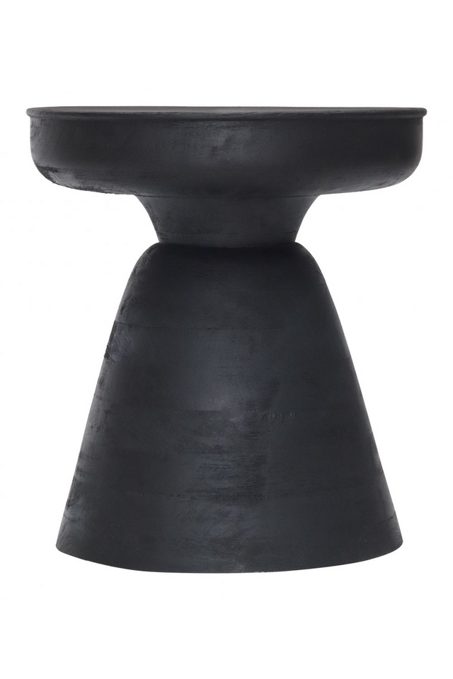 Black Mango Wood Side Table | OROA Modern Sage | Oroa.com