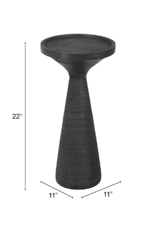 Black Minimalist Wooden Side Table | OROA Modern Omni | Oroa.com