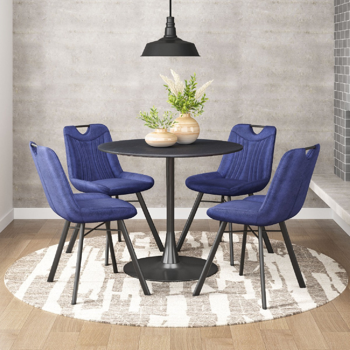   Wooden Pedestal Dining Table | Oroa.com