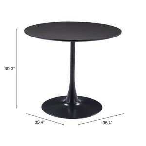   Wooden Pedestal Dining Table | Oroa.com