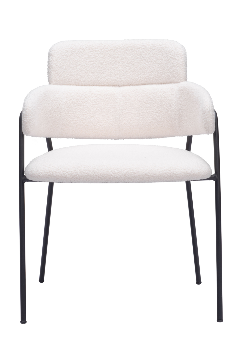 Shearling Style Dining Chairs (2) | OROA Modern Marcel | Oroa.com