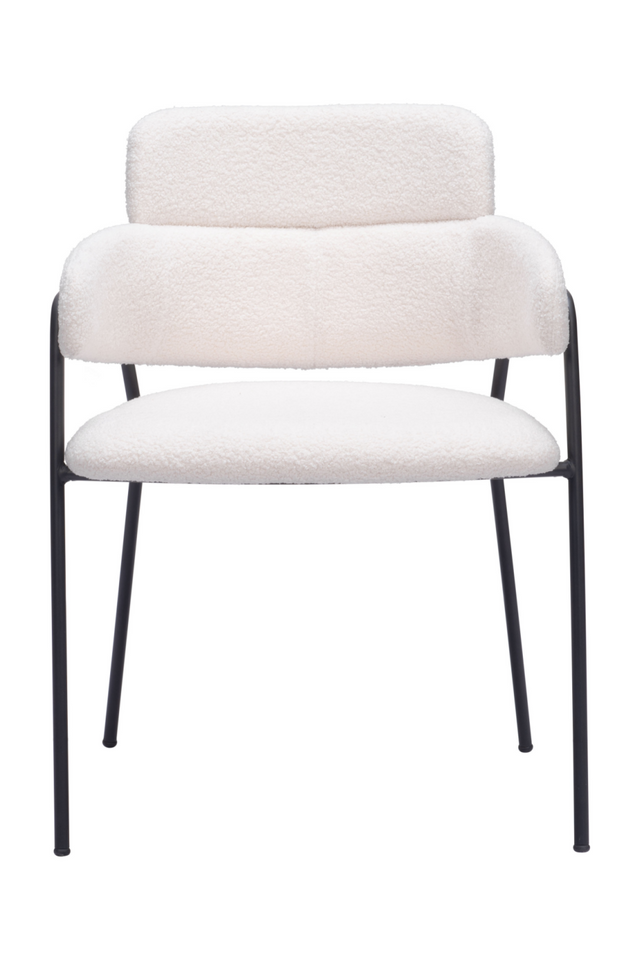 Shearling Style Dining Chairs (2) | OROA Modern Marcel | Oroa.com