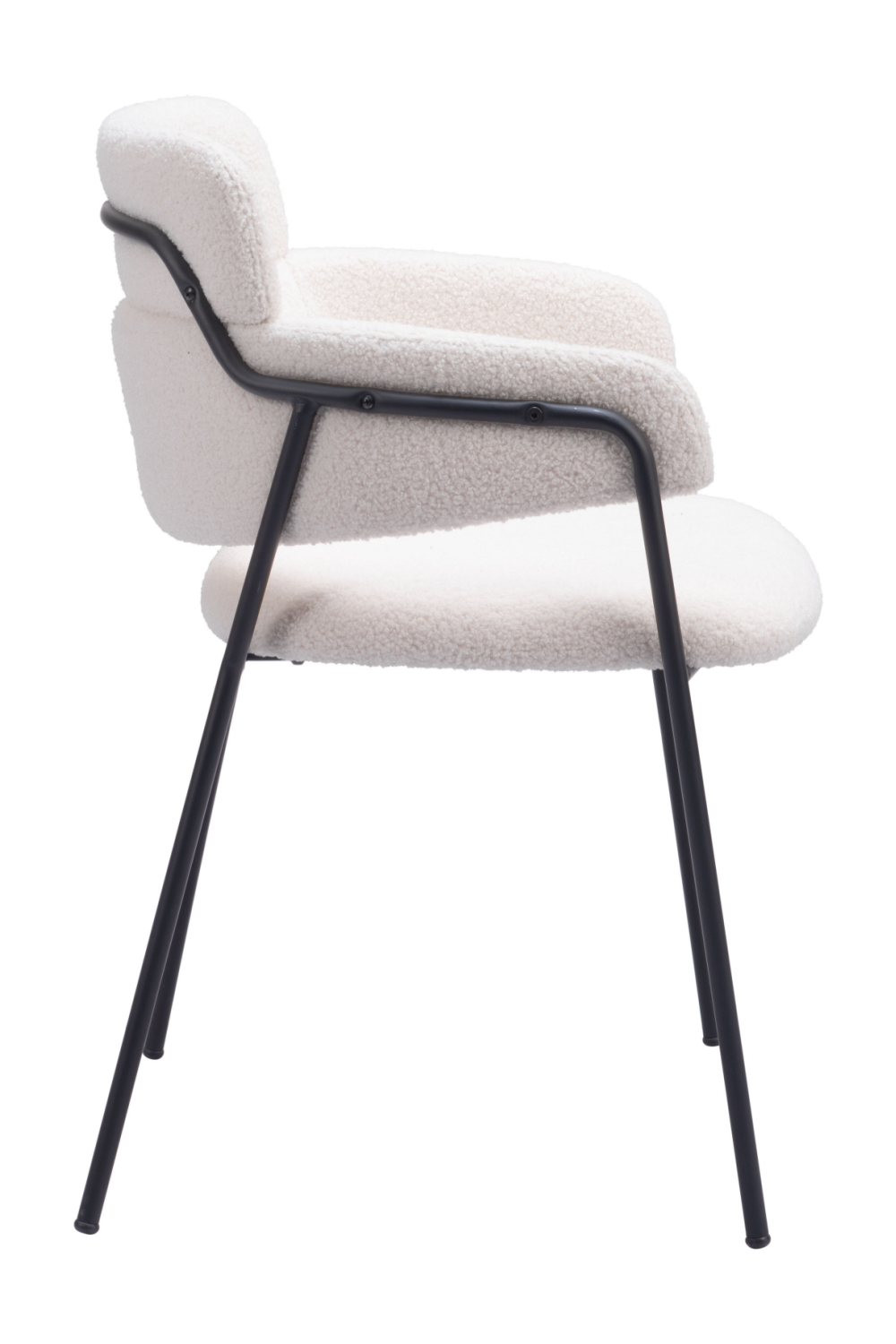 Shearling Style Dining Chairs (2) | OROA Modern Marcel | Oroa.com