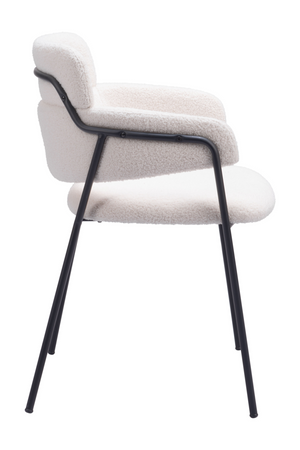 Shearling Style Dining Chairs (2) | OROA Modern Marcel | Oroa.com
