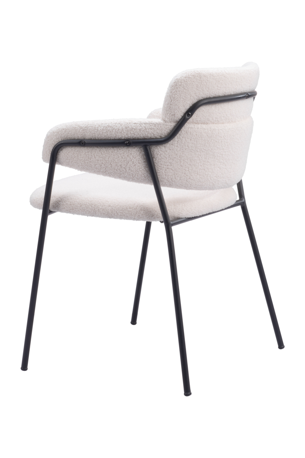 Shearling Style Dining Chairs (2) | OROA Modern Marcel | Oroa.com
