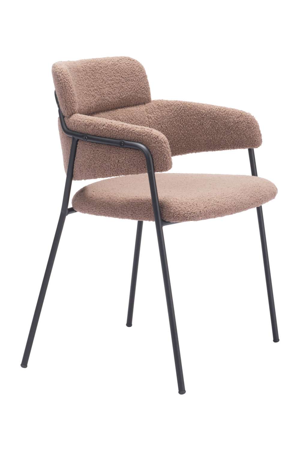 Shearling Style Dining Chairs (2) | OROA Modern Marcel | Oroa.com