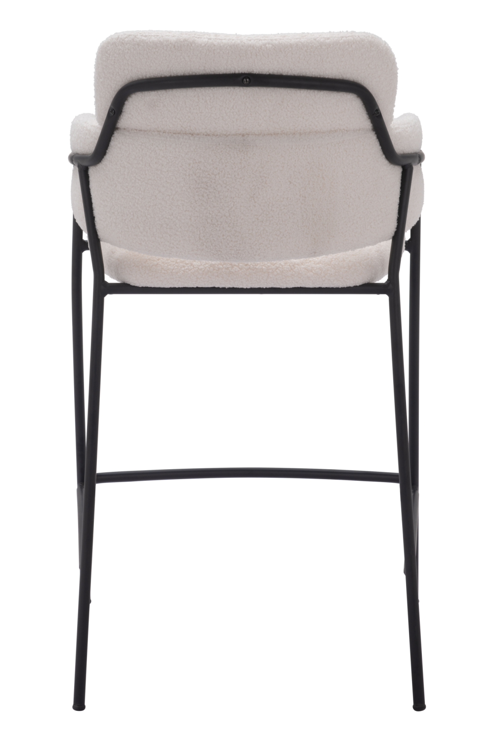 Shearling Style Counter Stools (2) | OROA Modern Marcel | Oroa.com