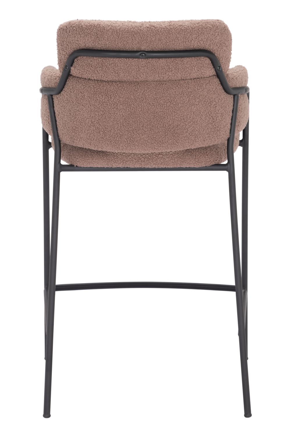 Shearling Style Counter Stools (2) | OROA Modern Marcel | Oroa.com