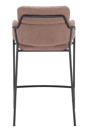 Shearling Style Counter Stools (2) | OROA Modern Marcel | Oroa.com