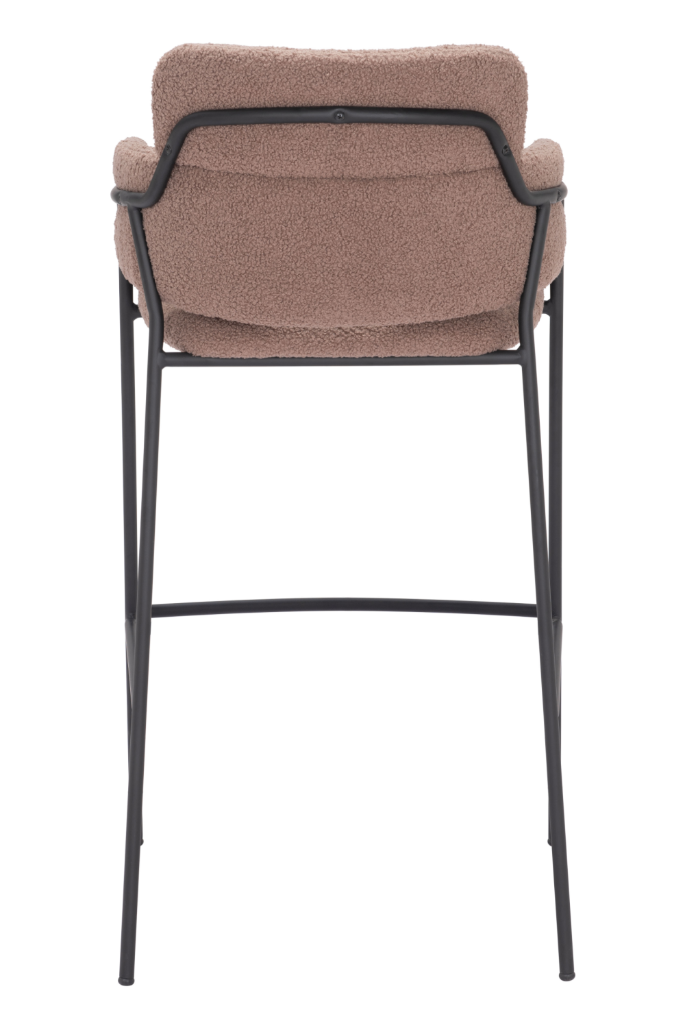 Shearling Style Bar Stools (2) | OROA Modern Marcel | Oroa.com