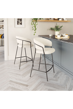 Curved-Back Counter Stools (2) | OROA Modern Josephine | Oroa.com