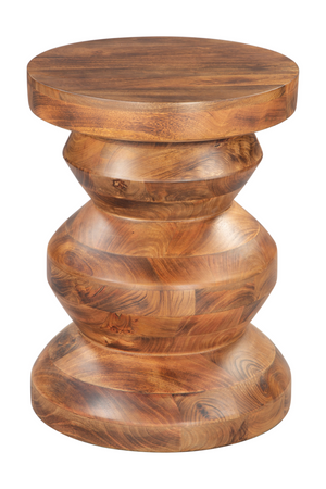 Lacquered Acacia Side Table | OROA Modern Kerala | Oroa.com