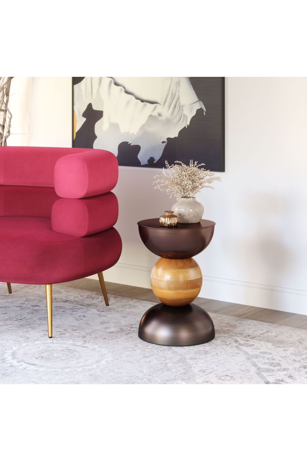   Stacked Bronze Side Table | Oroa.com