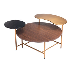   Multicolored Wooden Coffee Table | Oroa.com