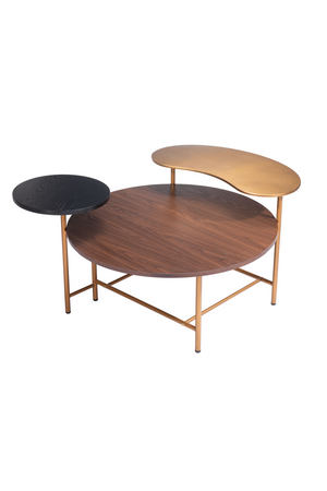 Multicolored Wooden Coffee Table | OROA Modern Viken | Oroa.com