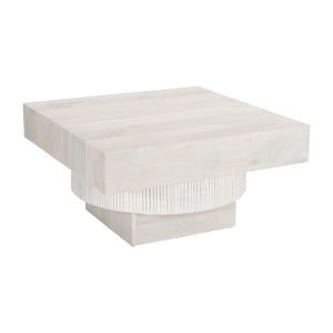   Whitewashed Mango Wood Coffee Table | Oroa.com