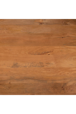 Round Mango Wood Dining Table | OROA Modern Izola | Oroa.com