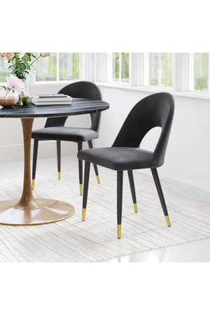 Velvet Dining Chairs (2) | OROA Modern Menlo | Oroa.com