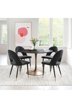 Velvet Dining Chairs (2) | OROA Modern Menlo | Oroa.com