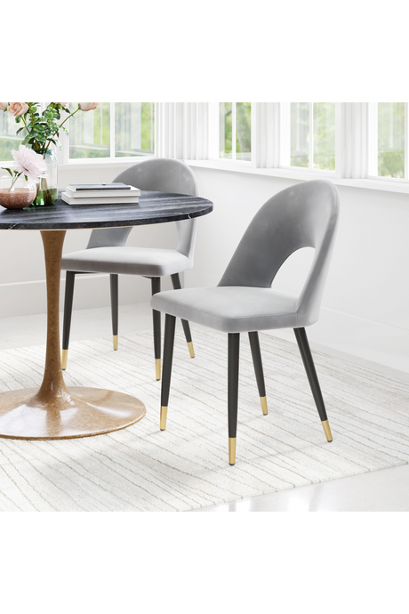 Velvet Dining Chairs (2) | OROA Modern Menlo | Oroa.com