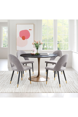 Velvet Dining Chairs (2) | OROA Modern Menlo | Oroa.com