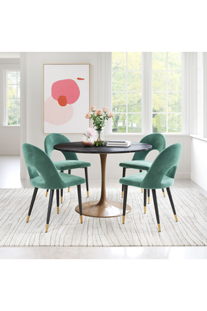 Velvet Dining Chairs (2) | OROA Modern Menlo | Oroa.com