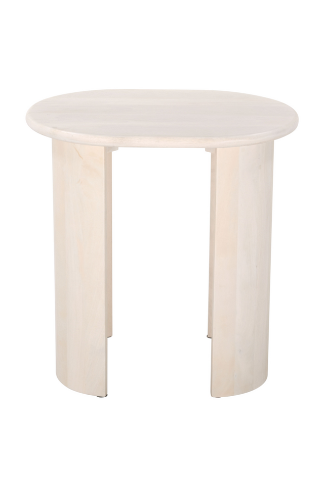 Bleached Mango Wood Side Table | OROA Modern Risan | Oroatrade.com