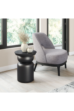 Black Wooden Modern Side Table | OROA Modern Colombo | Oroa.com