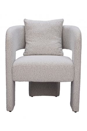 Gray Curved Dining Chair | OROA Modern Melilla | Oroa.com