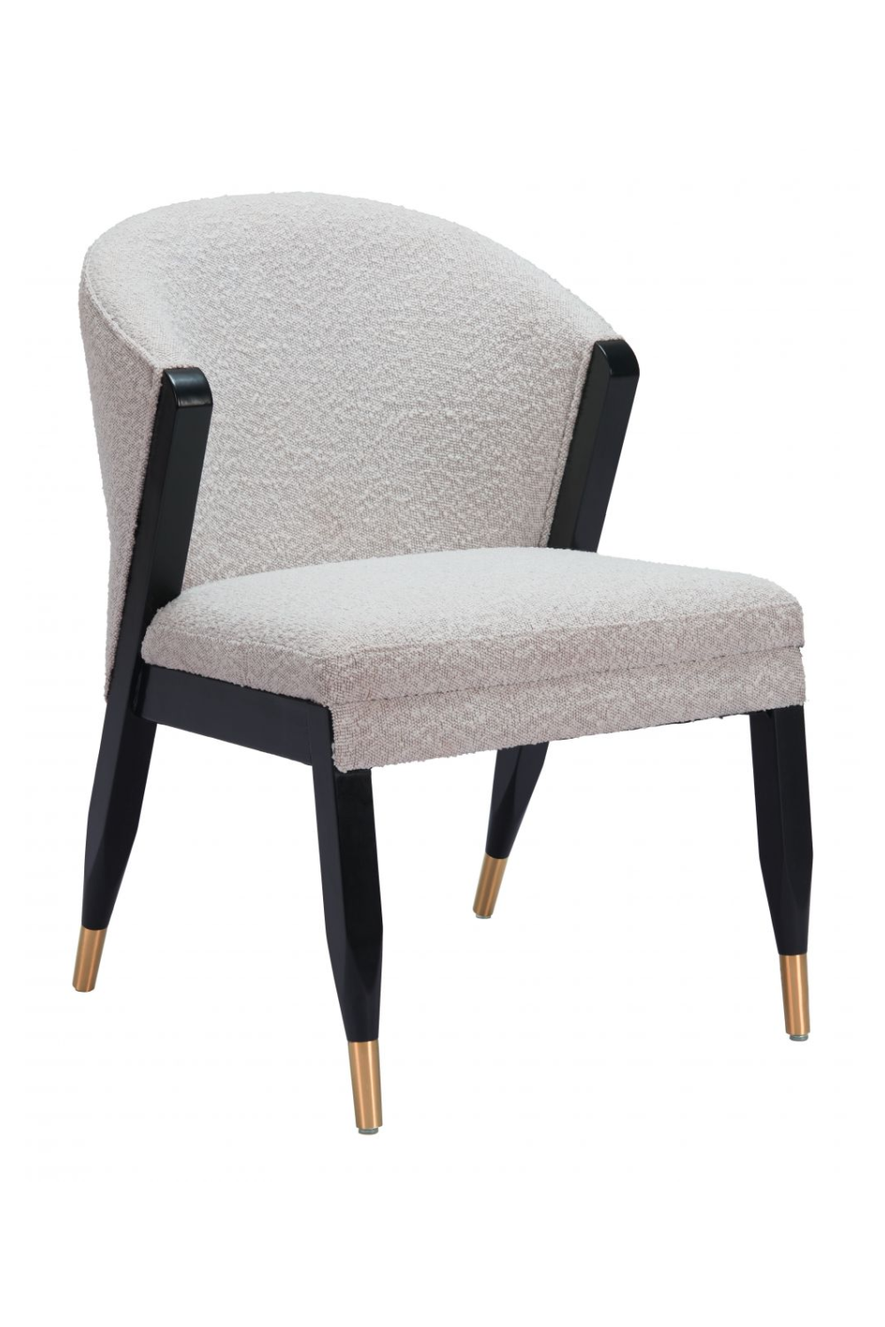 Light Gray Curved Dining Chair | OROA Modern Pula | Oroa.com