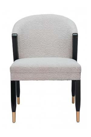 Light Gray Curved Dining Chair | OROA Modern Pula | Oroa.com