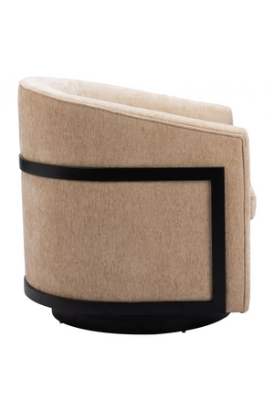 Golden Beige Swivel Chair | OROA Modern Hanko | Oroa.com