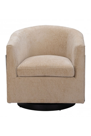 Golden Beige Swivel Chair | OROA Modern Hanko | Oroa.com