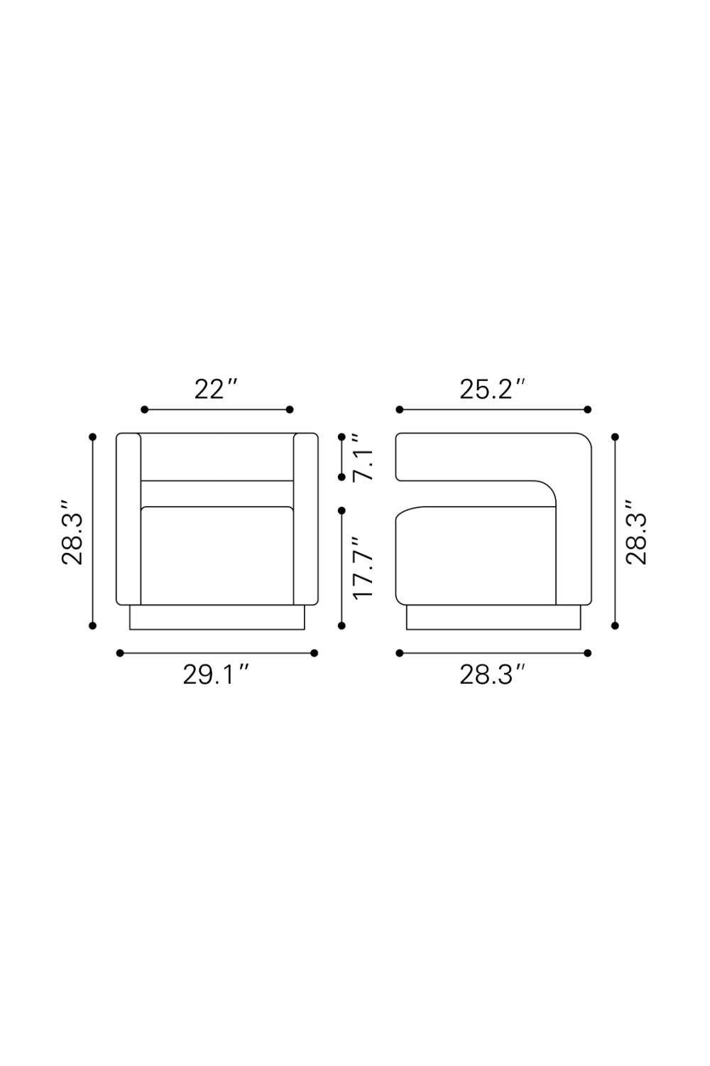 Sage Green Curved Swivel Chair | OROA Modern Turku | Oroa.com