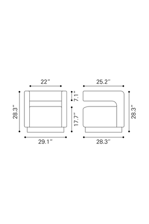 Sage Green Curved Swivel Chair | OROA Modern Turku | Oroa.com