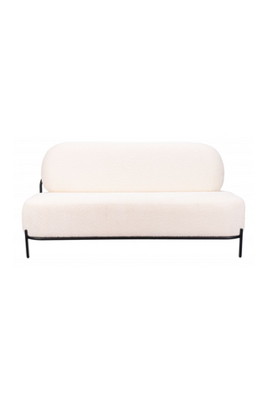 White Teddy Fabric Sofa | OROA Modern Arendal | Oroa.com
