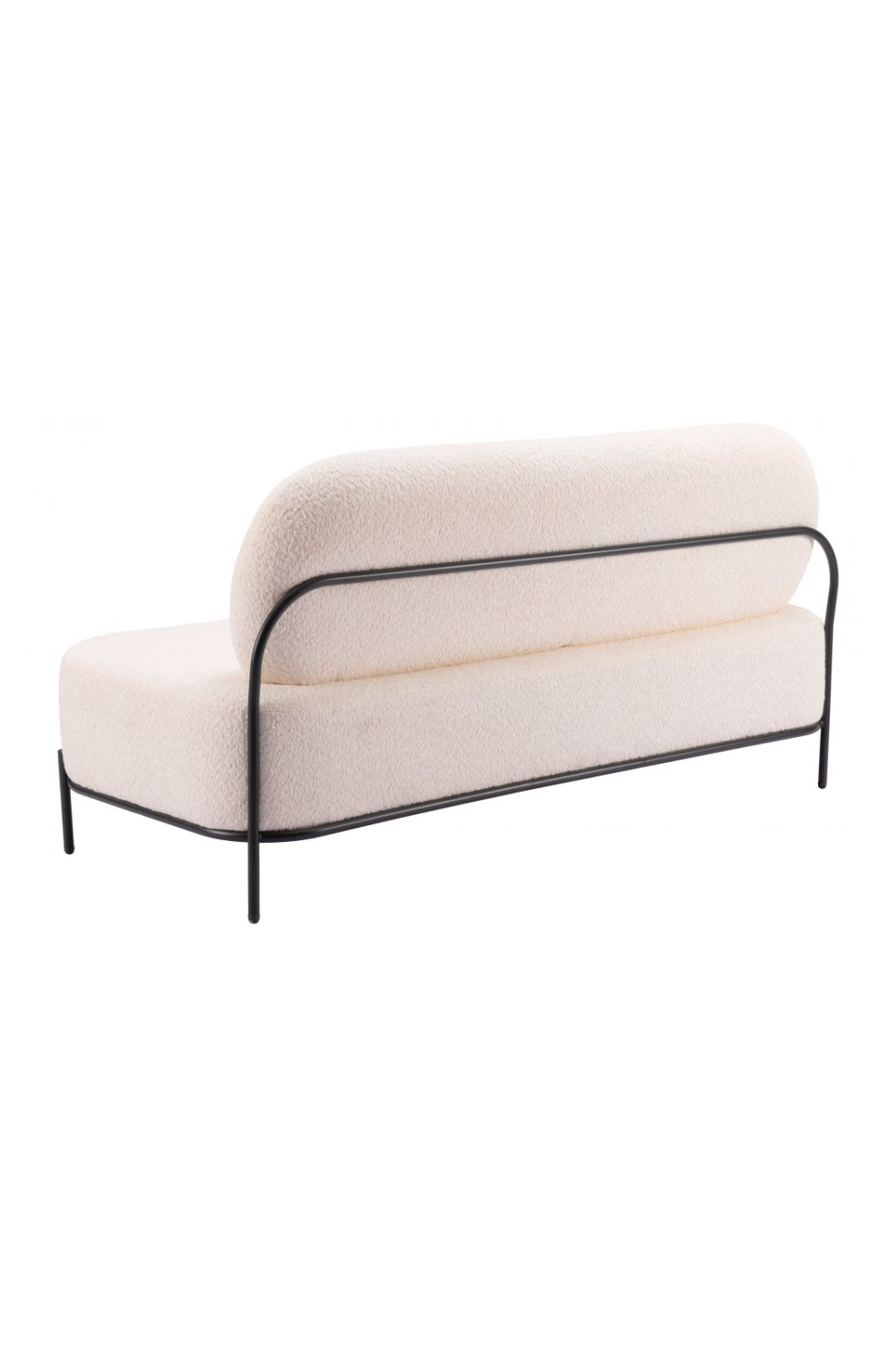 White Teddy Fabric Sofa | OROA Modern Arendal | Oroa.com