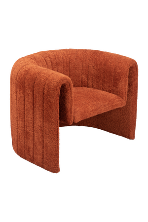 Orange Sherpa Accent Chair | OROA Modern Viana | Oroa.com