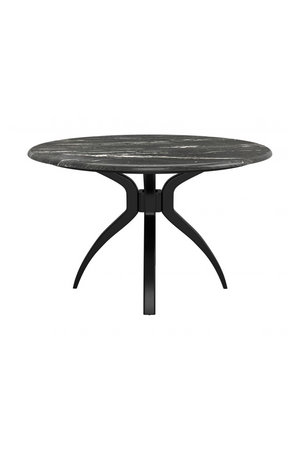 Black Marble Round Dining Table | OROA Modern Sumay | Oroa.com