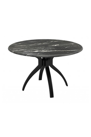 Black Marble Round Dining Table | OROA Modern Sumay | Oroa.com