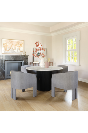 Poly Linen Accent Chair | OROA Modern Hull | Oroa.com