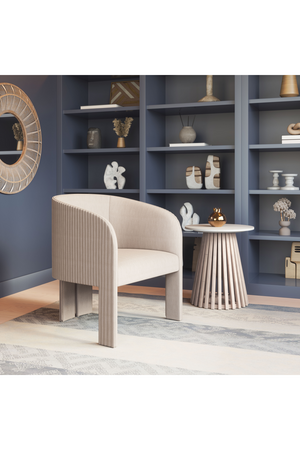 Poly Linen Accent Chair | OROA Modern Hull | Oroa.com